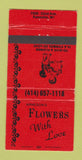 Matchbook Cover - Arneson's Flowers Kenosha WI 30 Strike