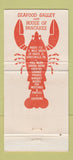 Matchbook Cover - The Maple Pot Restaurant Jones Mills PA 30 Strike