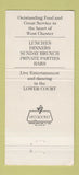 Matchbook Cover - New Country Lawyer Restaurant West Chester PA 30 Strike