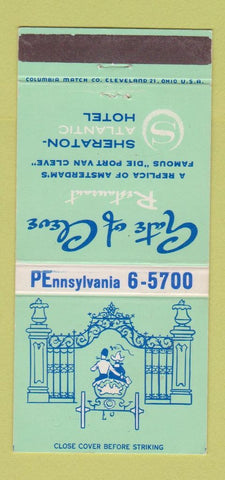 Matchbook Cover - Gate of Cleve Sheraton Hotel Atlantic City NJ 30 Strike