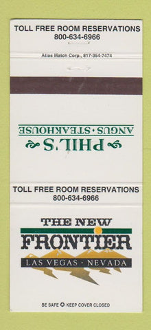 Matchbook Cover - New Frontier Las Vegas NV Phil's Steak 30 Strike