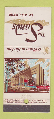 Matchbook Cover - Sands Casino Las Vegas NV 21 Strike Feature