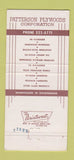Matchbook Cover - Patterson Plywoods Birmingham AL WEAR 30 Strike