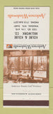 Matchbook Cover - Andersen Windows Kolbe Millwork Wausau WI 30 Strike