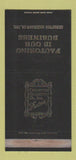 Matchbook Cover - Crompton Richmond Factors New York City WEAR 30 Strike