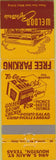 Matchbook Cover - Weldon Cafeteria Houston TX fried chicken