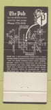 Matchbook Cover - The Pub Clifton NJ 30 Strike