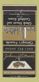 Matchbook Cover - Johnny Lattner's Steaks Chicago IL WEAR 30 Strike