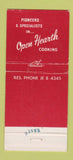 Matchbook Cover - Embers Restaurant Miami Beach FL WEAR 30 Stick
