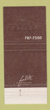 Matchbook Cover - Ambassador Hotels Chicago IL Buttery 30 Strike