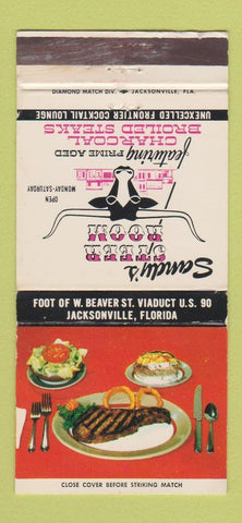 Matchbook Cover - Andy's Steer Room Restaurant Jacksonville FL WEAR 30 Strike