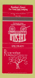 Matchbook Cover - The Silo Riveredge Restaurant Motor Inn Reading PA 30 Strike