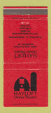 Matchbook Cover - Hayloft Dinner Theatre Manassas VA 30 Strike