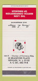 Matchbook Cover - Lion Match Corp Newark NJ 30 Strike