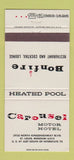 Matchbook Cover - Carousel Motor Hotel St Louis MO 30 Strike