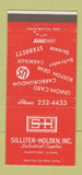 Matchbook Cover - Silliter Holden Industrial Supply Hartford CT 30 Strike