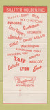 Matchbook Cover - Silliter Holden Industrial Supply Hartford CT 30 Strike