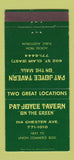 Matchbook Cover - Pat Joyce Tavern Cleveland OH 30 Strike