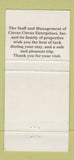 Matchbook Cover - Hacienda Hotel Casino Las Vegas NV 30 Strike