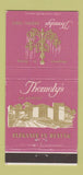 Matchbook Cover - Themely's Restaurant Akron OH 30 Strike