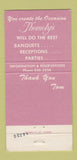 Matchbook Cover - Themely's Restaurant Akron OH 30 Strike