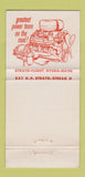 Matchbook Cover - 1956 Pontiac Robert Fraser Amesbury MA WEAR 30 Strike