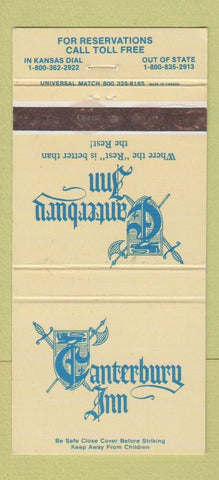 Matchbook Cover - Canterbury Inn  WEAR 30 Strike