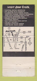 Matchbook Cover - Saw Creek Resort Bushkill PA WORN 30 Strike