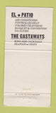 Matchbook Cover - El Patio Erie PA Castways  WEAR 30 Strike