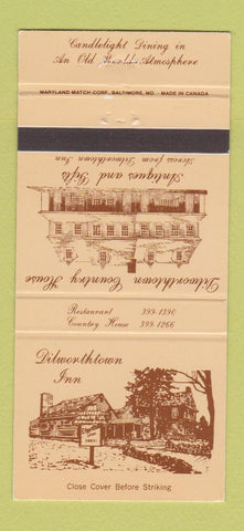 Matchbook Cover - Dilworthtown Inn West Chester PA 30 Strike