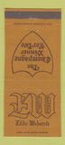 Matchbook Cover Eddie Webster's Bloomington Minneapolis MN Des Moines 30 Strike