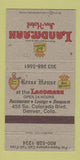 Matchbook Cover - Reese House Best Western Landmark Denver Colorado 30 Strike