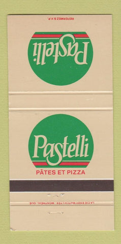 Matchbook Cover - Pastelli Pizza QC 30 Strike