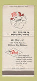 Matchbook Cover - Mr Steak Oklahoma City OK restaurant 30 Strike