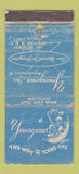 Matchbook Cover - Youngwear Clothes New York City WORN 21 Strike Feature