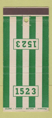 Matchbook Cover - 1523 Restaurant Philadelphia PA 30 Stick