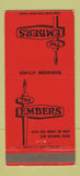 Matchbook Cover - The Embers Restaurant San Antonio TX 30 Strike