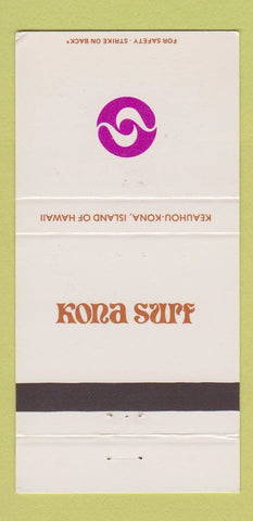 Matchbook Cover - Kona Surf Keauhou Hawaii 30 Strike