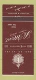 Matchbook Cover - Le Mont Restaurant Pittsburgh PA 30 Strike