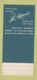 Matchbook Cover - Le Mont Restaurant Pittsburgh PA 30 Strike