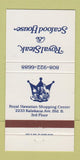 Matchbook Cover - Royal Steak Seafood House Honolulu Hawaii 30 Strike