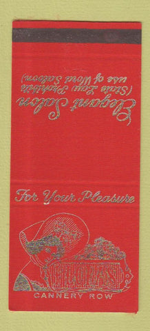 Matchbook Cover - Flora's Saloon Monterey? CA? 30 Strike