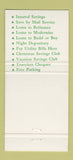 Matchbook Cover - Valley Savings & Loan 1963 Cuyahoga Falls OH 30 Strike
