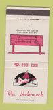 Matchbook Cover - The Hobomock Pembroke Centre MA WEAR 30 Strike
