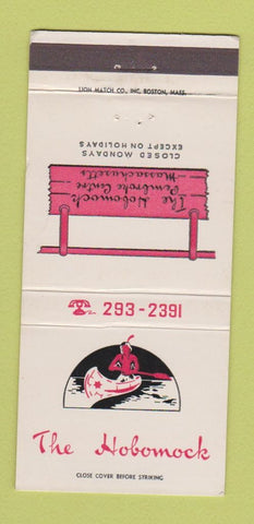 Matchbook Cover - The Hobomock Pembroke Centre MA WEAR 30 Strike