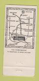 Matchbook Cover - The Hobomock Pembroke Centre MA WEAR 30 Strike