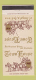 Matchbook Cover - Town House Restaurant Angola IN 30 Strike