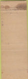 Matchbook Cover - Lester Garrett Commissioner Titus County TX Federal