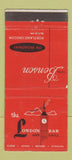 Matchbook Cover - Hotel Benson London Bar Portland OR WEAR 30 Strike