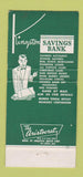 Matchbook Cover - Kingston Savings Bank NY 1959 30 Strike